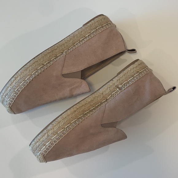 Passeggiando Ravello- pink/nude suede espadrille slip on, size 41 - Picture 3 of 11